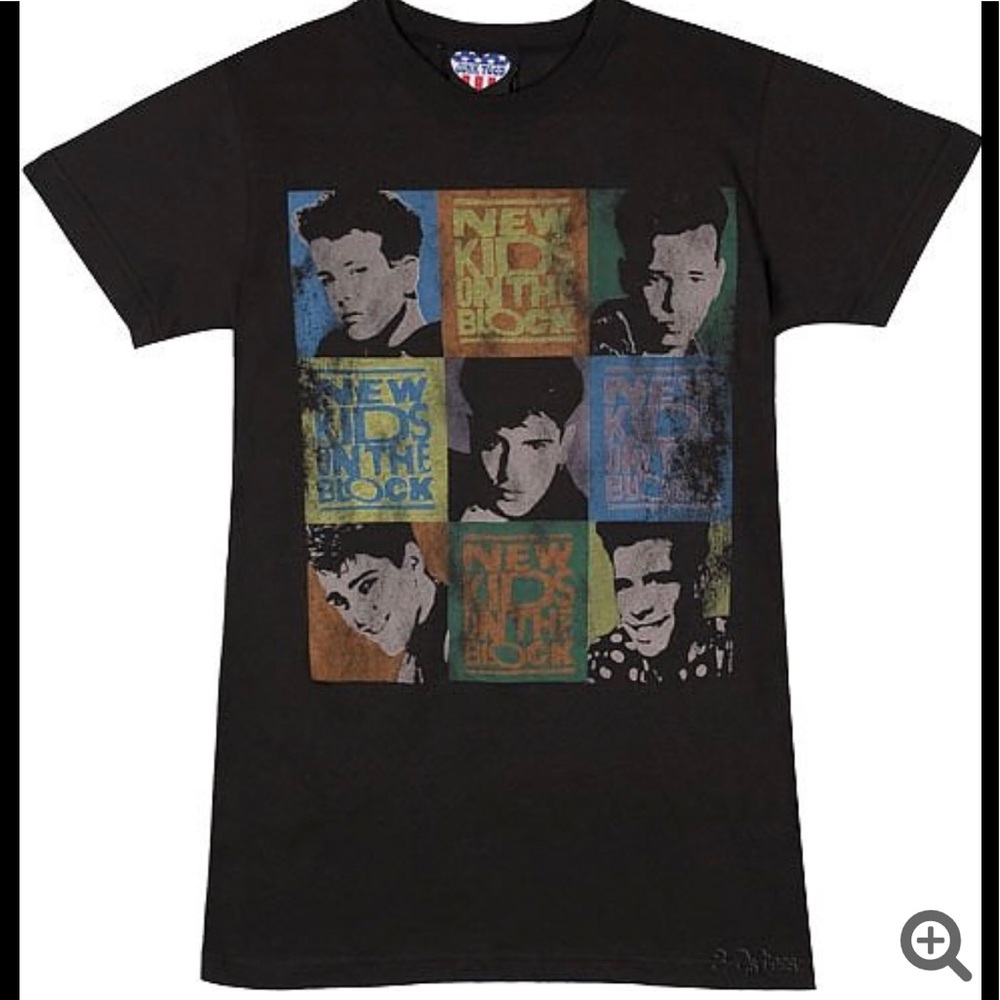 Junk Food New Kids On The Block T-Shirt SZ Small